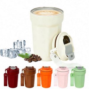 Taza de Viaje para Sublimación, Personalizable, de Acero Inoxidable, para Capuchino, Helado, con Pajita - Product Image 1