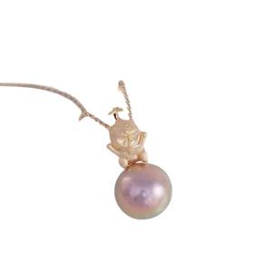 DIY Pearl Accessories 31335 S925 Silver Pendant Gold Plating Empty <b>Tray</b> Machine Cat Pendant Buckle 9-12mm Beads DIY <b>Jewelry</b> Kit - Product Image 5