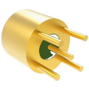 Connecteur coaxial RF microstrip mâle <span class=keywords><strong>ASMP</strong></span> à détection complète, plus grand, 50 ohms, pour soudure traversante sur circuit imprimé - Product Image 1