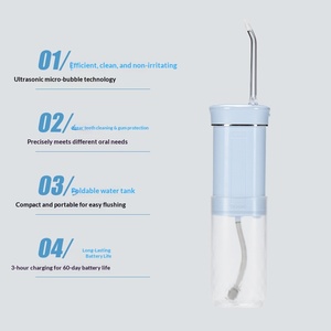 Hydropulseur Électrique Portable Intelligent avec Réservoir d'Eau Grande Capacité Intégré pour Nettoyage <span class=keywords><strong>Dentaire</strong></span> Manuel - Product Image 4