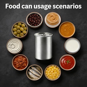 Boîte en fer blanc vide avec impression offset, couvercle à anneau facile à ouvrir, boîte hermétique <span class=keywords><strong>pour</strong></span> sandwichs et lait - Product Image 2