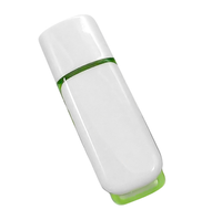Unidad Flash USB de Plástico de 32 GB USB 3.0 Compatible con Windows/Mac con Tapa Antipérdida Blanca