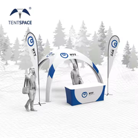 Tentspace chine tente gonflable résistant aux UV promu drapeau de salon commercial fait Oxford araignée modèle Gazebo tente médicale gonflable