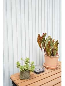 Revêtement mural moderne ignifuge en WPC pour la décoration extérieure, matériaux d'extérieur avec design cannelé et utilisation en villa - Product Image 4