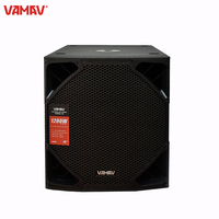 VAMAV TERRA 15 Bocinas 15 Pulgadas 600W RMS Activo Altavoces Profesionales  De Madera Clase D Sonido Sistema 4 Ohm