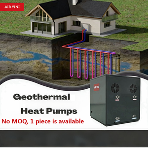 Pompe à chaleur géothermique GeoExchange DC Inverter Monobloc pour chauffage et refroidissement des bâtiments résidentiels et commerciaux - Product Image 3