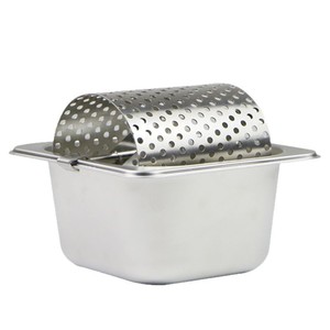 Stainless Steel Butter Roller Hamburger Spreading <b>Tool</b> For Street Vending And <b>BBQ</b> Use - Product Image 2