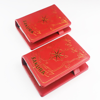 Vente en gros de carnets Kawaii à spirale A5/A6 avec logo personnalisé classeur en cuir PU rose à 6 anneaux calendrier Agenda Journal à feuilles mobiles