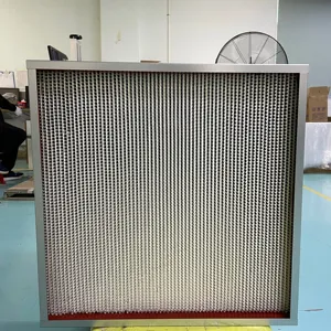 Wholesale Industrial 99.99% Efficiency High Heat-resistance Fiberglass HEPA H14 Filter