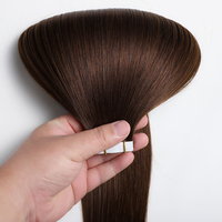 Prix de gros usine – Bande adhésive pour extensions de cheveux européens naturels, cheveux humains Remy double drawn, grand stock disponible