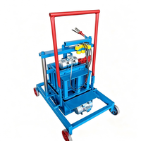 Máquina RongDing para Fabricar Bloques de Hormigón y Ladrillos de Cemento con Motor de Caja de Cambios, Moldeo por Vibración Mecánica y Larga Vida Útil