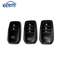 Coque de clé télécommande intelligente 2, 3 ou 4 boutons pour voiture LC150 LC200 – Boîtier de clé haut de gamme modifié