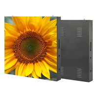Écran LED extérieur P10 IP65, armoire d'affichage LED, panneau frontal en fer, 960x960 mm, SMD 10 mm, écran LED couleur pleine avec animation