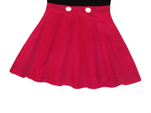 Vestiti estivi per bambini Online abiti da ragazza in stile <span class=keywords><strong>Topolino</strong></span> <span class=keywords><strong>vestito</strong></span> senza maniche con fascia per la testa del topo - Product Image 6