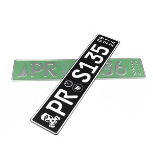 Wholesale Hide <strong>Euro</strong> Car Number <strong>Plate</strong> Custom Promotional Tablilla nautica Auto Vehicle Metal <strong>License</strong> Car Number <strong>Plates</strong> - Product Image 5