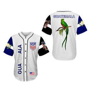 เสื้อยืดฟุตบอลและเสื้อเบสบอลพิมพ์ลายธงชาติเม็กซิโก สหรัฐอเมริกา กัวเตมาลา เปอร์โตริโก ฮอนดูรัส เอลซัลวาดอร์ และนิการากัวตามสั่ง - Product Image 4