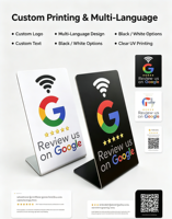 Support d'affichage personnalisé pour mini-étiquette, code QR, carte NFC NTAG215 13,56 MHz sans contact en PVC, carte de visite professionnelle étanche ISO, carte de membre