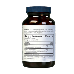 Vitamina E de alta calidad con tocoferoles mixtos, nutrición fácil de consumir y apoyo para el sistema inmunológico en cápsulas blandas. - Product Image 2