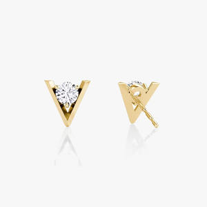 Boucles d'oreilles en diamant de qualité supérieure pour femmes, argent sterling 925, bijoux élégants et scintillants de luxe pour un usage quotidien et des occasions spéciales - Product Image 1
