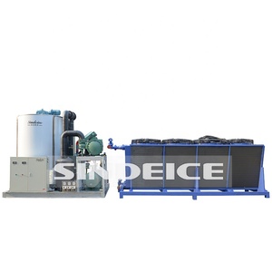 Máquina de hielo en escamas automática grande de 15T, refrigerador de carne de supermercado, máquina de hielo, engranaje de Motor de compresor, hielo industrial de 15 toneladas - Product Image 4