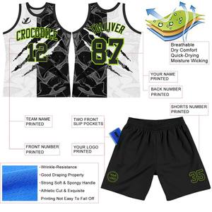 Uniformi da Basket Economiche Set Personalizzati per Squadre Tessuto di Qualità a Basso Costo Ideali per Programmi Sportivi Scolastici Intramurali - Product Image 3