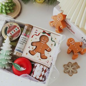Natural Soy Wax Christmas Scented <b>Candle</b> Cute Gingerbread Man <b>Candle</b> Factory Custom Holiday Home Decoration <b>Gift</b> - Product Image 5