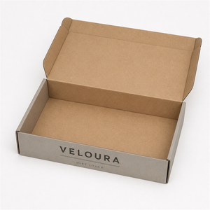 Unprinted Interior Kraft Tuck Top Self-locking Skincare Mailer Boxes Custom E-commerce Packaging Wholesale Cosmetic Shipping OEM - Product Image 2