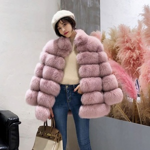 <span class=keywords><strong>Manteau</strong></span> en fourrure pour femmes, <span class=keywords><strong>manteau</strong></span> <span class=keywords><strong>mi</strong></span>-<span class=keywords><strong>long</strong></span> à col montant en fourrure artificielle, fourrure de renard, style européen et américain pour femmes - Product Image 3