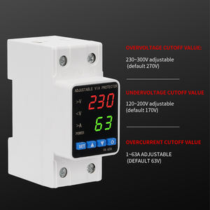 2P ev AC SVCS stabilizatörler 110V/220V dijital ekran devre kesici 32A/40A/63A ayarlanabilir aşırı akım kısa tek TND - Product Image 5