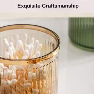 Portable Creative Cotton Swab Box Plastic Cosmetic Cotton Box Cosmetics Storage Box With Lid - Product Image 6