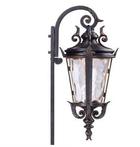 Lampe de chemin en verre transparent à LED basse tension en bronze européen Casa <span class=keywords><strong>Marseille</strong></span> pour la décoration extérieure de la maison, du porche, du patio - Product Image 4