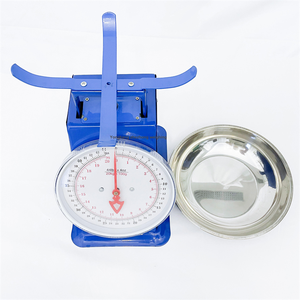 Veidt Weigh 30kg Spring <b>Scale</b> Dial Old-Style Plate <b>Mechanical</b> Pointer Household Kitchen Small ZZDP-201-30kg Stainless Steel Tray - Product Image 3