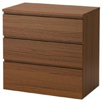 Grain de bois noir contemporain pour chambres doubles pour salon armoire à tiroirs commode à cinq tiroirs