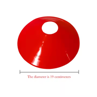 Cônes d'Entraînement Usine en Gros avec Logo Personnalisé, Cônes de Disque d'Agilité de Football, Cônes Obstacle en Plastique PE pour Entraînement de Vitesse