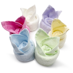 Usine en gros doux 100% bambou bébé gant de <span class=keywords><strong>toilette</strong></span> - Product Image 5