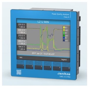 Analizador de energía Janitza Umg 96 El con pantalla de 7 pulgadas para sistemas de baja y media tensión - Product Image 3