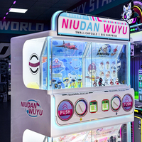 Distributeur automatique de capsules à monnayeur pour quatre joueurs, machine à billes Gacha personnalisée pour parcs d'attractions et magasins de détail
