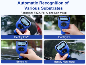 เครื่องวัดความหนาผิวเคลือบ LS239 ระดับมืออาชีพ 0.0-5000μm รุ่นอัปเกรด เครื่องทดสอบสีรถยนต์ จอแสดงผลสามสี ความแม่นยำสูง - Product Image 5