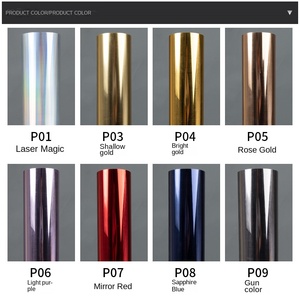 Electroplated kim loại chữ phim dễ dàng-to-sử dụng TPU quần áo Laser đánh dấu không thấm nước truyền nhiệt nóng dập phim cao - Product Image 2