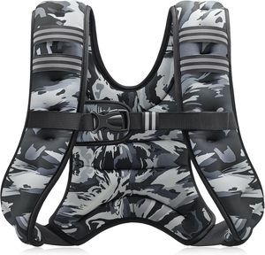 <span class=keywords><strong>Chaleco</strong></span> con Peso de Neopreno de 6lb/8lb/12lb/16lb/20lb/25lb/30lb con Franja Reflectante <span class=keywords><strong>para</strong></span> Entrenamiento de Fuerza, Ejercicio y Carrera - Product Image 2