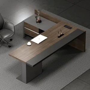 גבוהה באיכות מנכ"ל גדול בוס משרד ריהוט מודרני עיצוב בכיר עץ יו"ר משרד שולחן