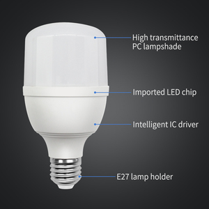 Ampoule LED de haute qualité, <span class=keywords><strong>culot</strong></span> <span class=keywords><strong>E27</strong></span>, source d'éclairage couleur 6500K, alimentation AC/DC, solaire, certifiée RoHS, PC+Alum - Product Image 1