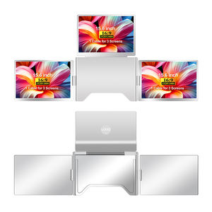 Monitor Portátil S888 de 15.6 Pulgadas con la Mejor Relación Calidad-Precio, Diseño Plegable de Pantalla Triple con Rotación de 360 Grados para Computadoras Portátiles de 12 a 18.5 Pulgadas - Product Image 1