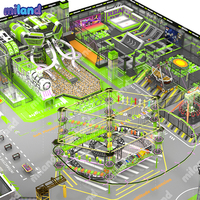 Equipo de Juegos Comercial para Interiores, con Rueda Gigante Interactiva, Piscina de Pelotas, Toboganes Acolchados, Área de Juegos para Guarderías