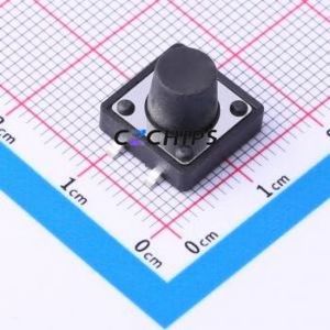 K2-1103SP-K3SW-04 Tactile Switch SMD-4P,12x12mm Switch 1.8N Vertical Mount 12mm 12mm - Product Image 1