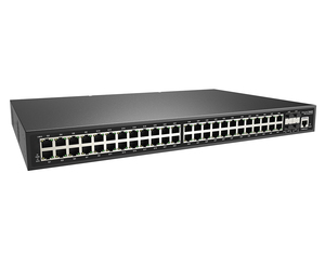 Commutateurs réseau gérés L2+ avec 48 ports RJ45 1000M + 4 ports SFP Uplink 1000M pour caméras IP de vidéosurveillance - Product Image 1