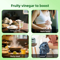 Suiker-vrije, caloriearme appelazijn drank voor gezond gewichtsbeheersing, darmgezondheid en dagelijkse dranken.