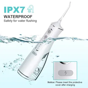 Recargable IPX7 inalámbrico eléctrico portátil Limpieza de dientes hogar hilo dental potente irrigador Oral hilo dental agua Flosser