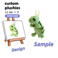 Porte-clés en peluche singe mignon, personnalisable avec logo OEM/ODM, mini poupée en peluche douce, pendentif clé, vente en gros, accessoire