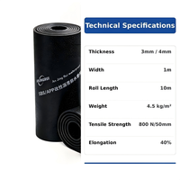 Fabrikpreis SBS-modifizierte Bitumen-Abdichtungsmembran 3mm Mineralgranulat für Dächer ODM OEM Hersteller